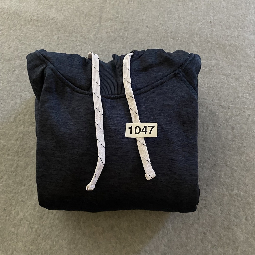 Layer 8‎ Tech Fleece Training Hoodie Men's Medium Navy Black Sweatshirt Active - Picture 10 of 10